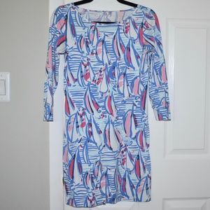 Lilly Pulitzer Boatneck T-Shirt Dress